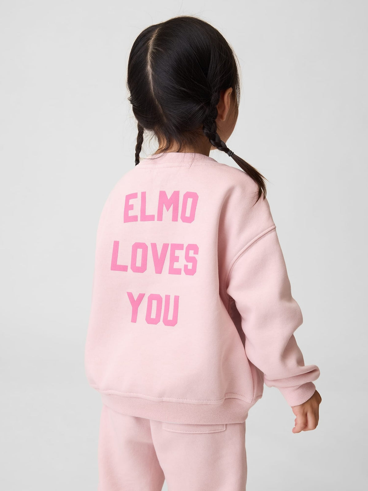 Pembe Sesame Street Vintagesoft Sweatshirt