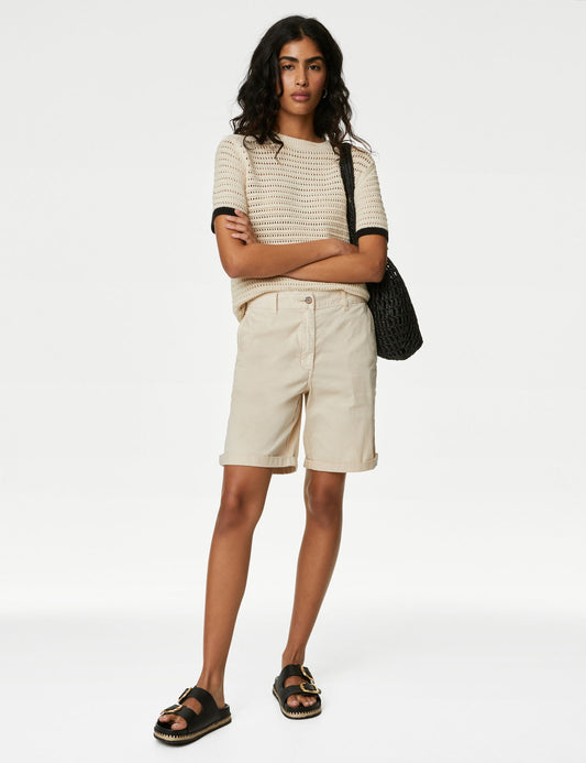 Regular Fit Chino Şort
