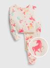Pembe 100% Organik Pamuk Pijama Seti