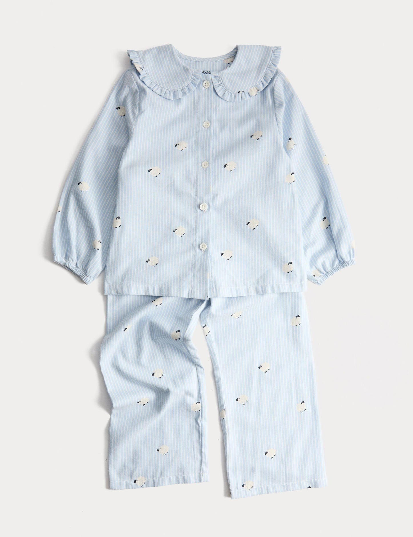 Pamuklu Desenli Pijama Takımı