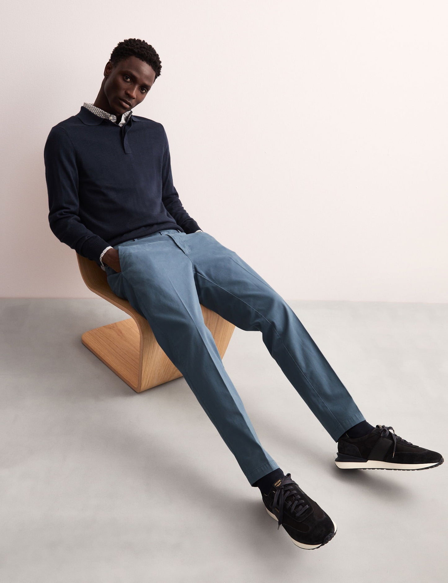 Tapered Fit Italian Chino Pantolon