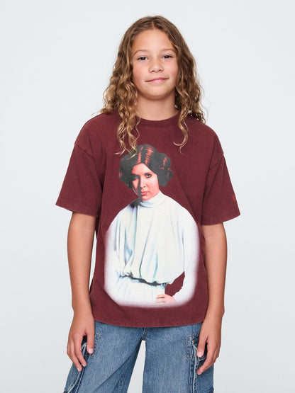 Bordo Star Wars Grafikli T-shirt