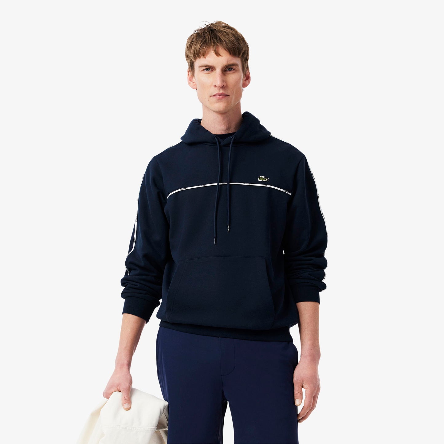 Lacoste Erkek Classic Fit Kapüşonlu Lacivert Sweatshirt