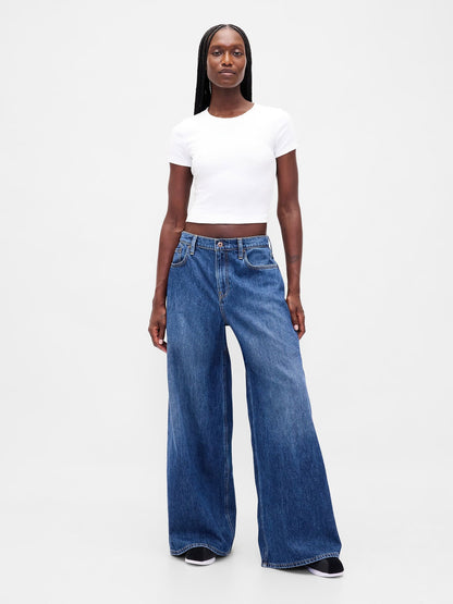 Mavi Low Rise Extra Baggy Jean Pantolon