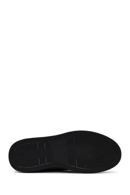Erkek Kahverengi Bağcıklı Süet Deri Sneaker