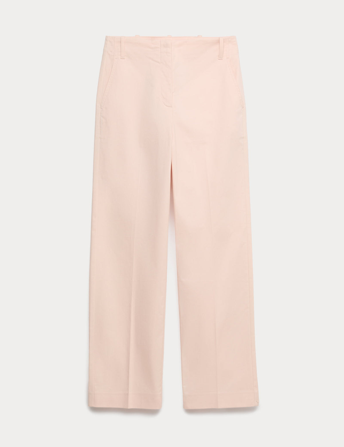 Pamuklu Straight Leg Pantolon