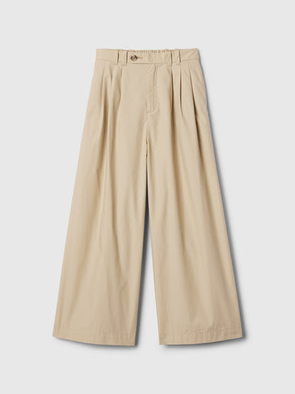 Bej Gap × Dôen High Rise Khaki Pantolon