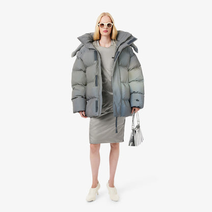 Lacoste Fw25 Runway Small Lenglen Kadın Gri Omuz Çantası