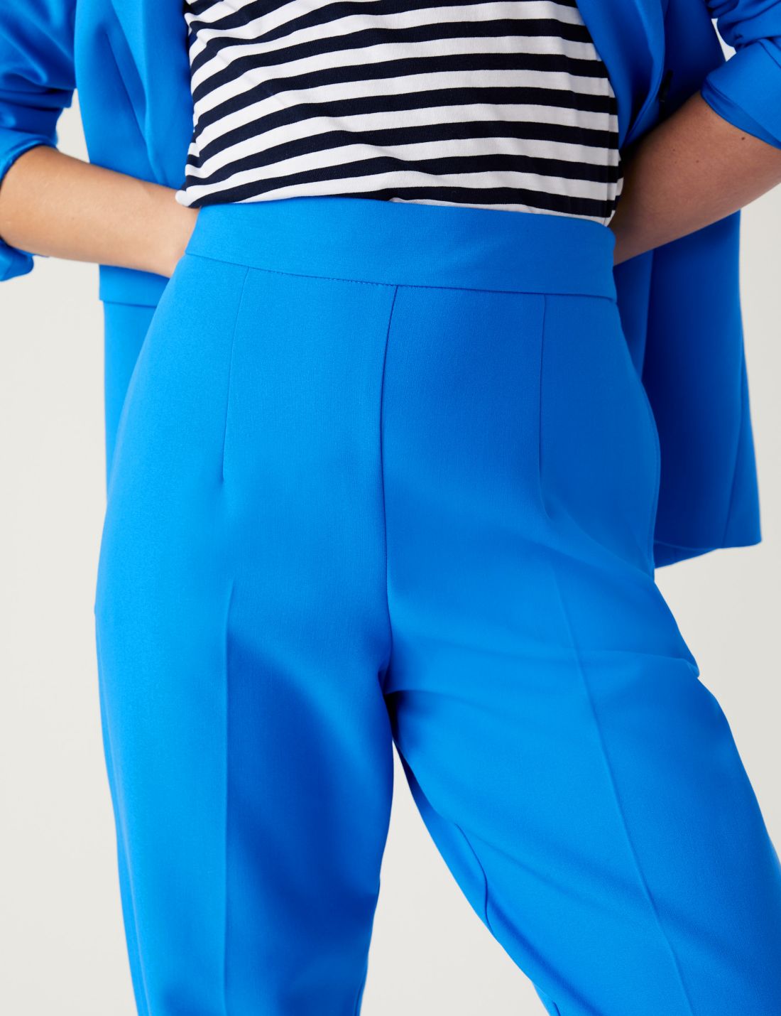 Fermuar Detaylı Straight Leg Pantolon