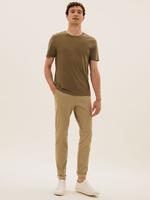 Bej Slim Fit Esnek Chino