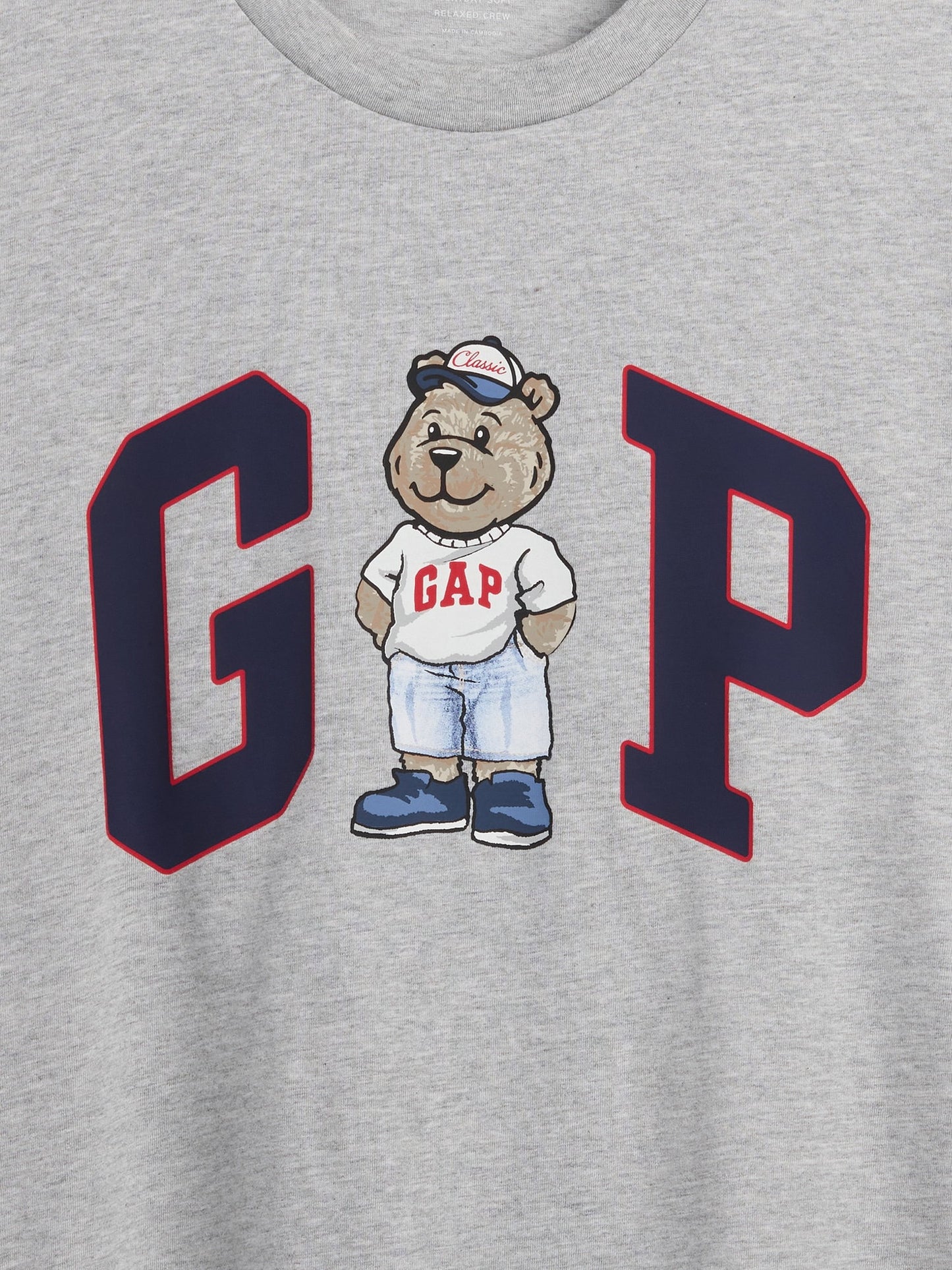 Gri Everyday Soft Relaxed Gap Logo T-shirt