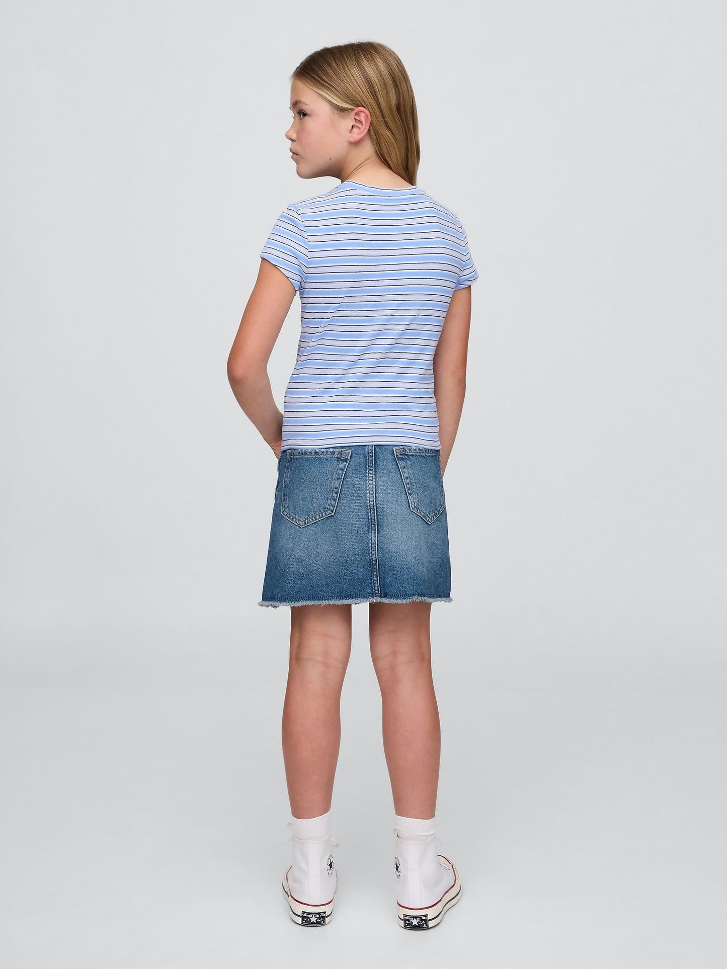 Mavi High Rise Denim Etek