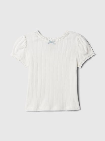 Kırık Beyaz Gap × Dôen Işlemeli T-shirt