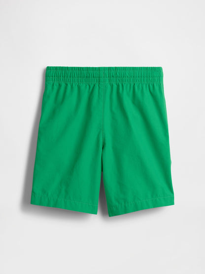 Yeşil Babygap Poplin Pull-on Şortlar