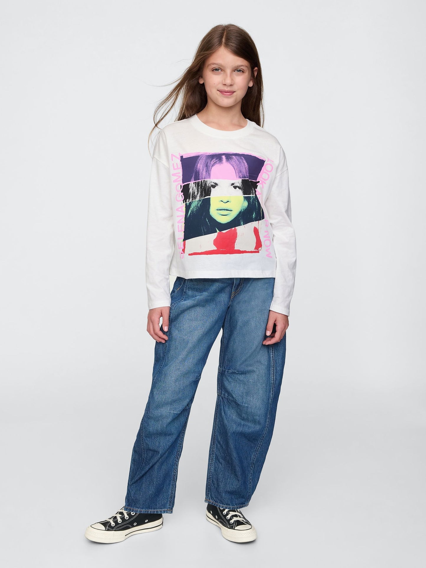 Beyaz Grafikli T-shirt