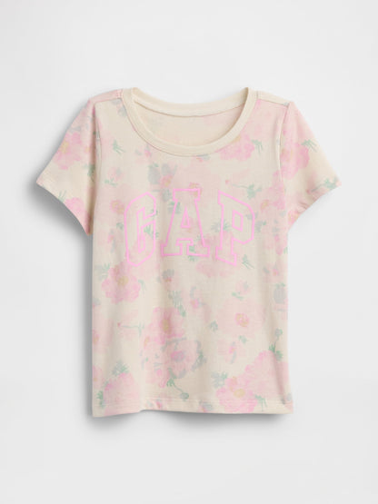 Bej Grafik Baskılı T-shirt