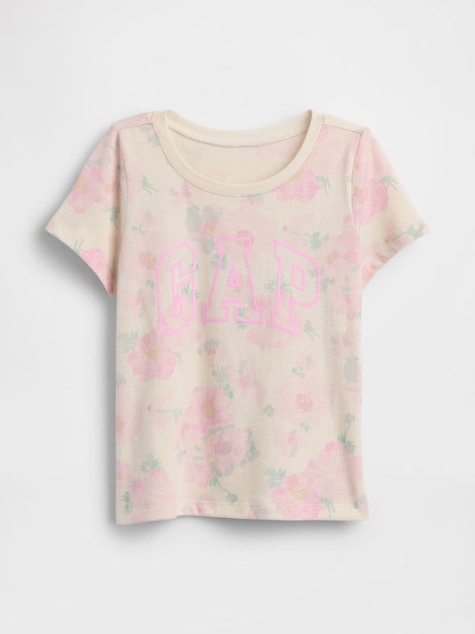 Bej Grafik Baskılı T-shirt