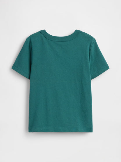 Yeşil Mix & Match Cep T-shirt