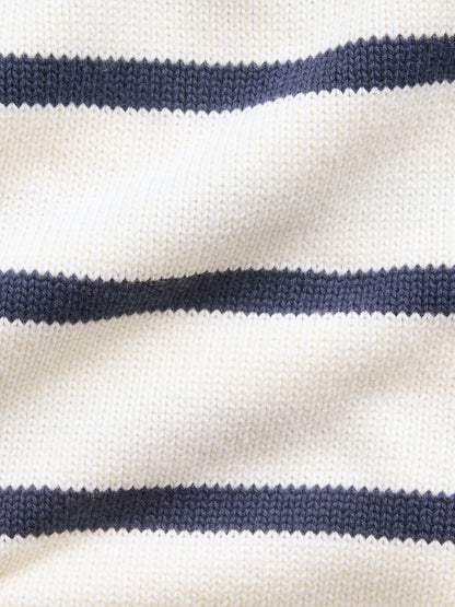 Krem %100 Pamuk Oversized Rollneck Kazak