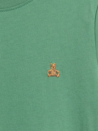Yeşil Brannan Bear Bisiklet Yaka T-shirt