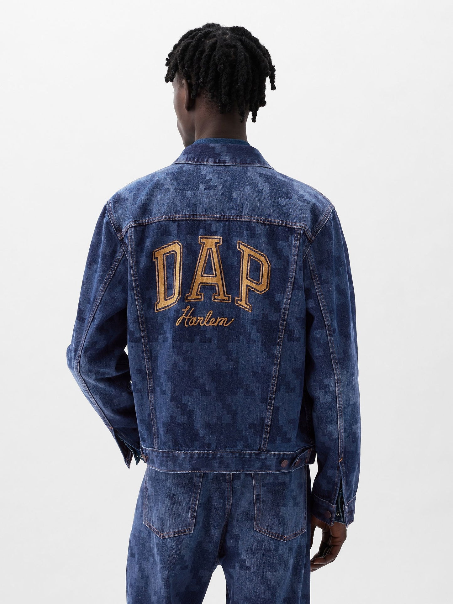 Koyu Mavi Dap × Gap Organik Pamuk Icon Denim Ceket