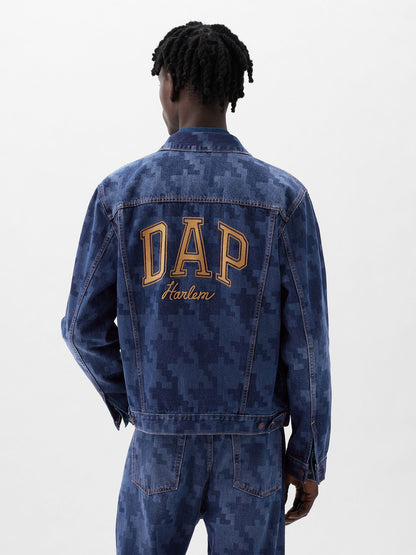 Koyu Mavi Dap × Gap Organik Pamuk Icon Denim Ceket