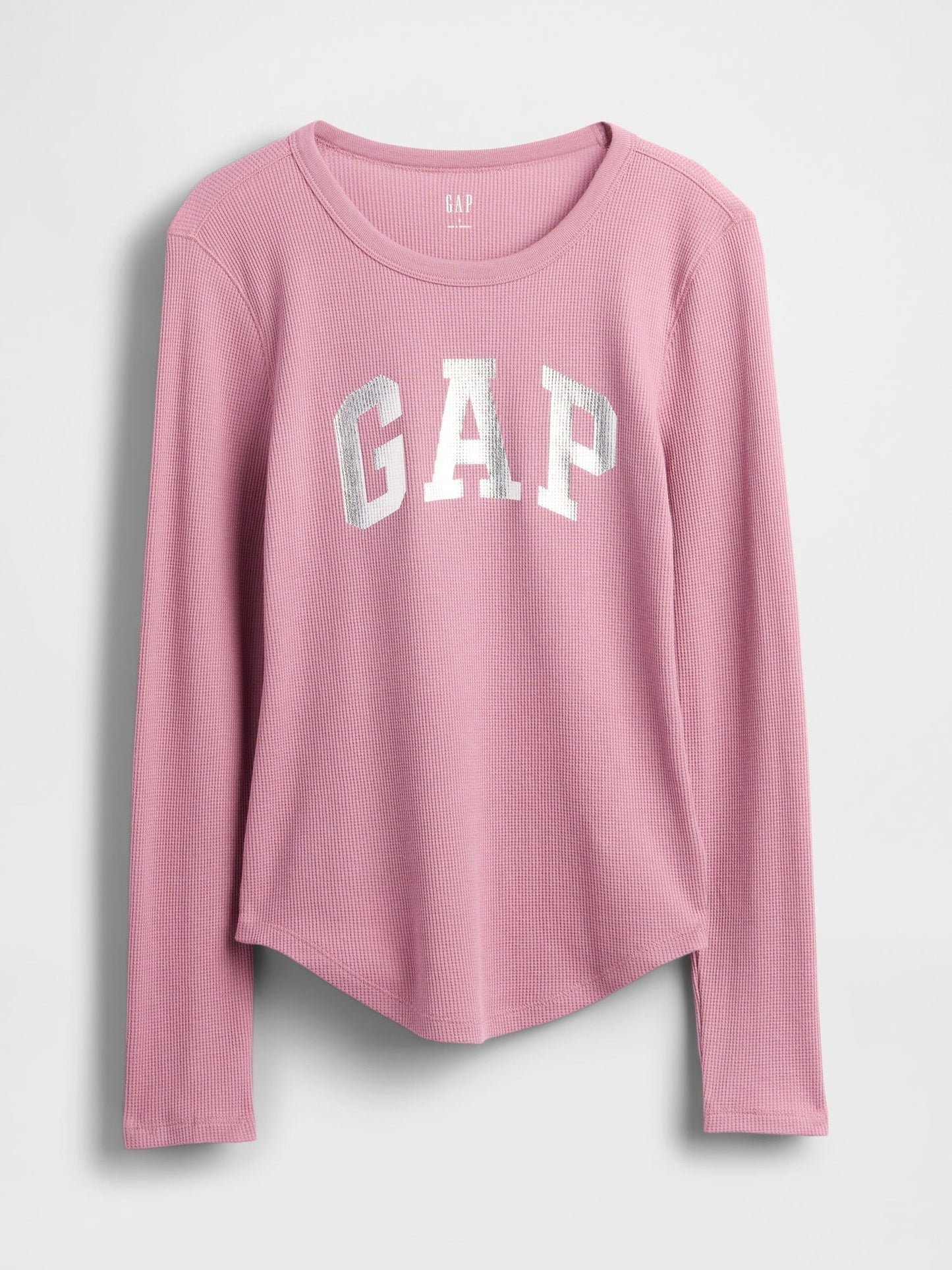 Pembe Gap Logo Waffle-knit T-shirt