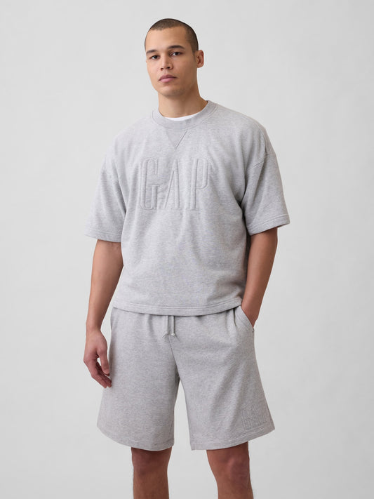 Gri Vintagesoft Terry Oversize Logo Sweatshirt