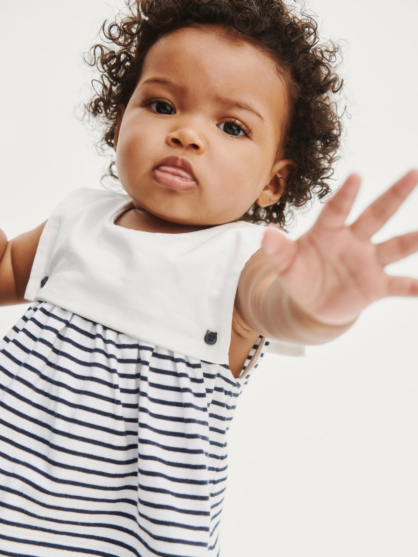 Lacivert Baby Organik Pamuk Denizci Outfit Set