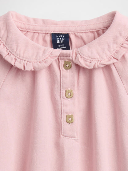 Pembe Denim Bubble Outfit Set