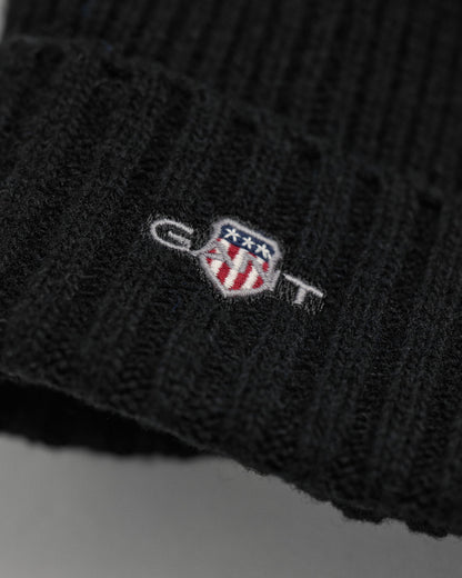 Gant Unisex Siyah Yün Bere