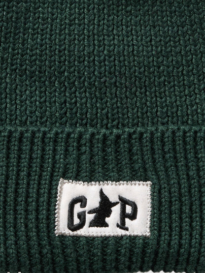 Koyu Yeşil Wicked Gap Logo Bere