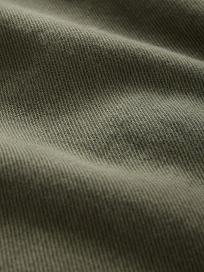 Haki High Rise Barrel Jean Pantolon