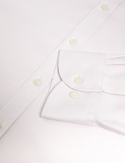 Tailored Fit Lüks Pamuklu Dokulu Gömlek