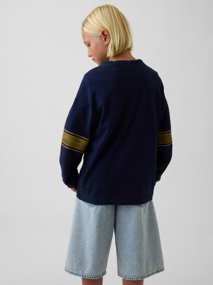 Bordo Heavyweight Oversized Grafik T-shirt