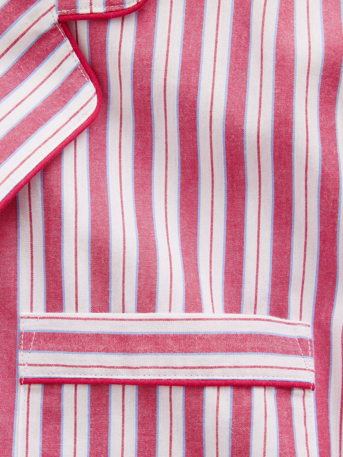 Kırmızı Poplin Pijama Üstü