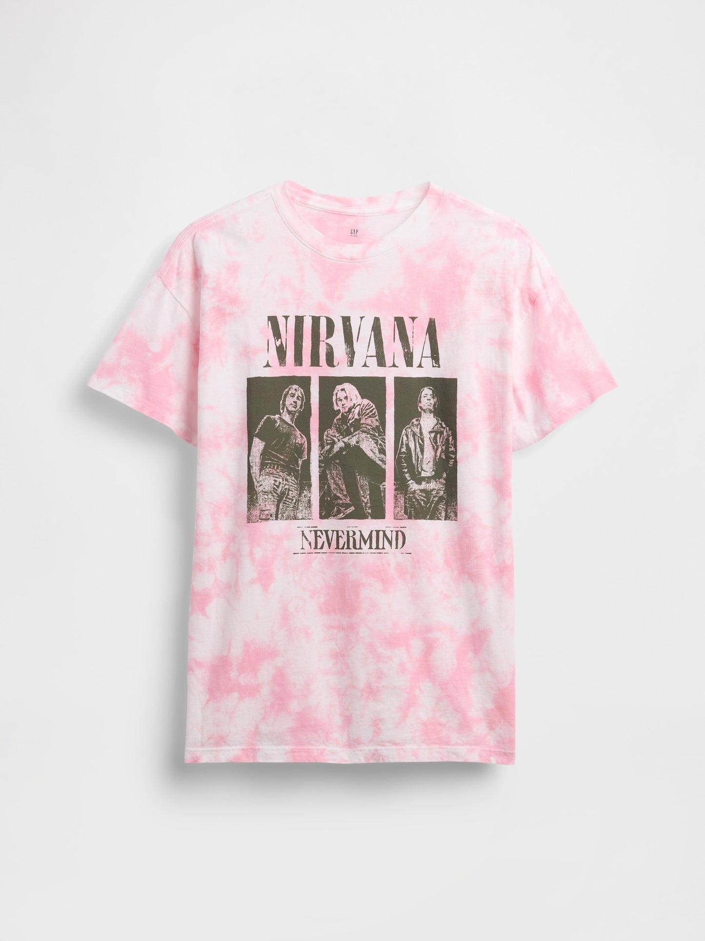 Açık Pembe Nirvana Oversized T-shirt
