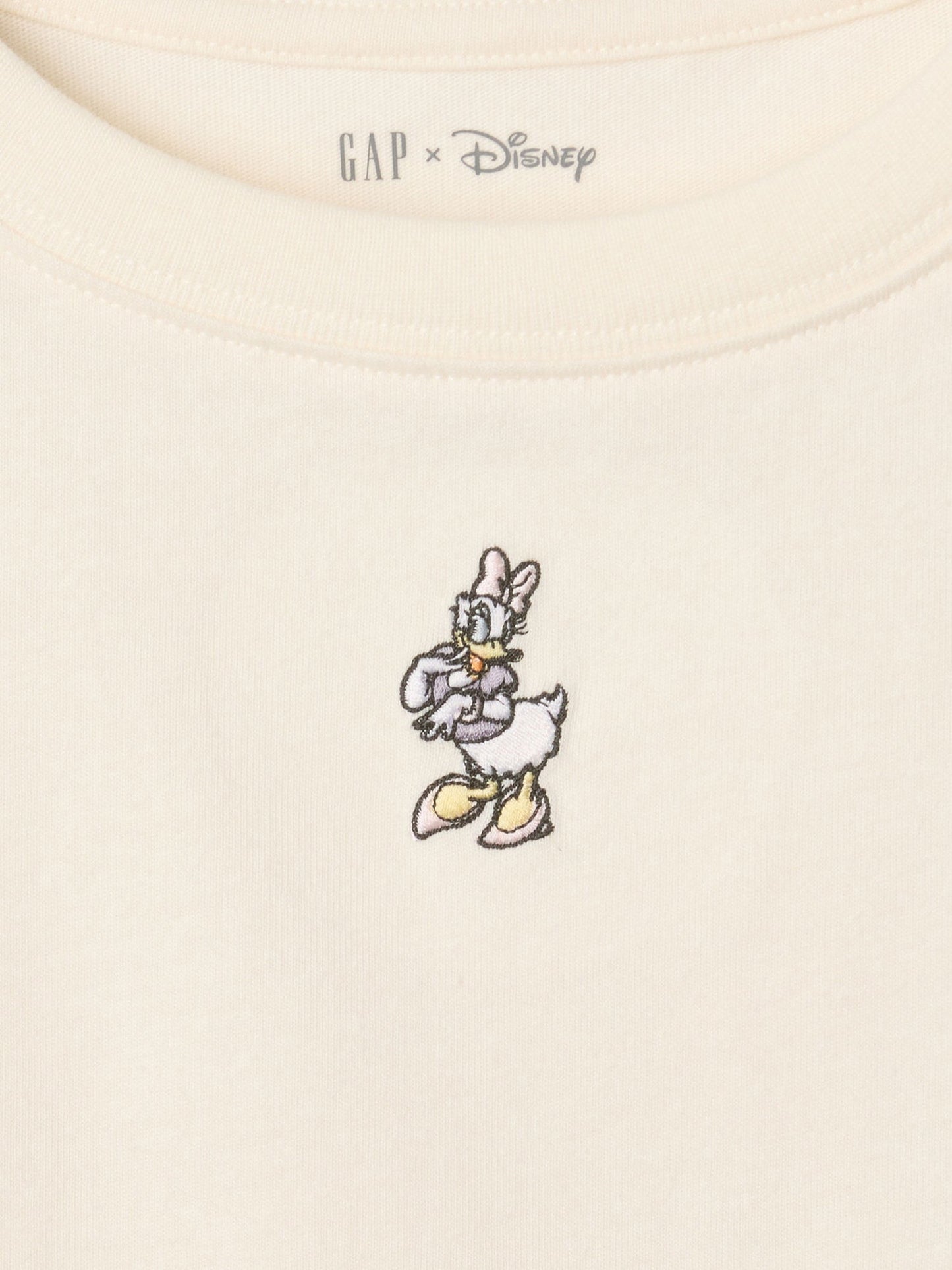 Kırık Beyaz Gap × Disney Işlemeli T-shirt