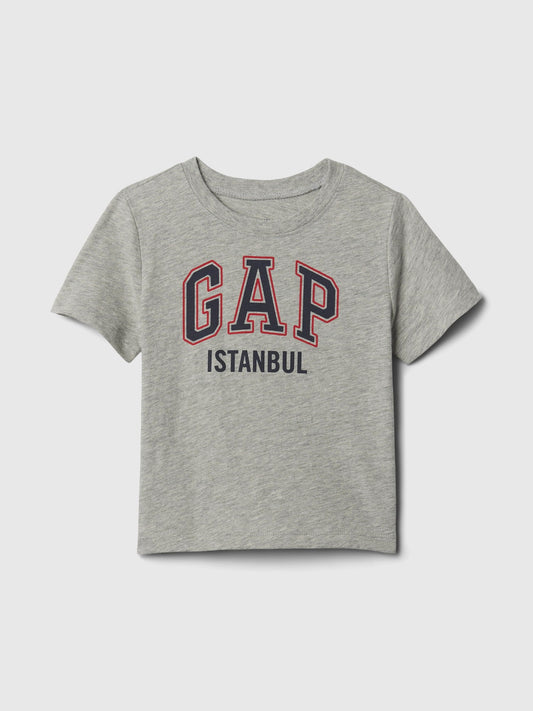Gri babyGap logo tshirt