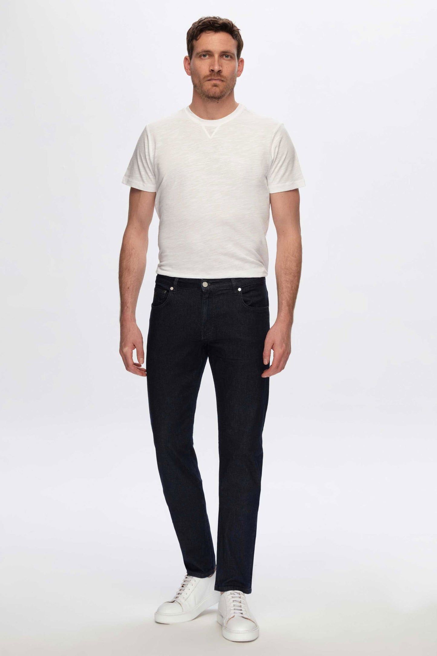 Damat Slim Fit Lacivert Efsane Denim. Hafif, Yumuşak, Rinse Yıkamalı Denim Pantolon