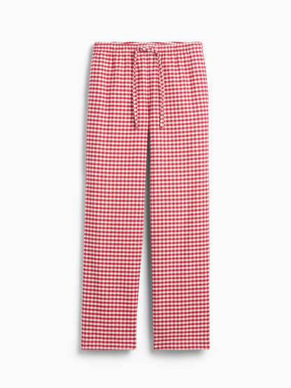 Kırmızı Softest Flannel Pijama Altı