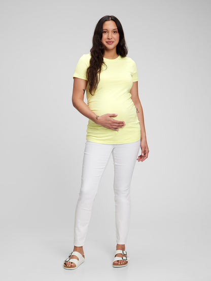 Yeşil Maternity Organik Pamuk Vintage T-shirt