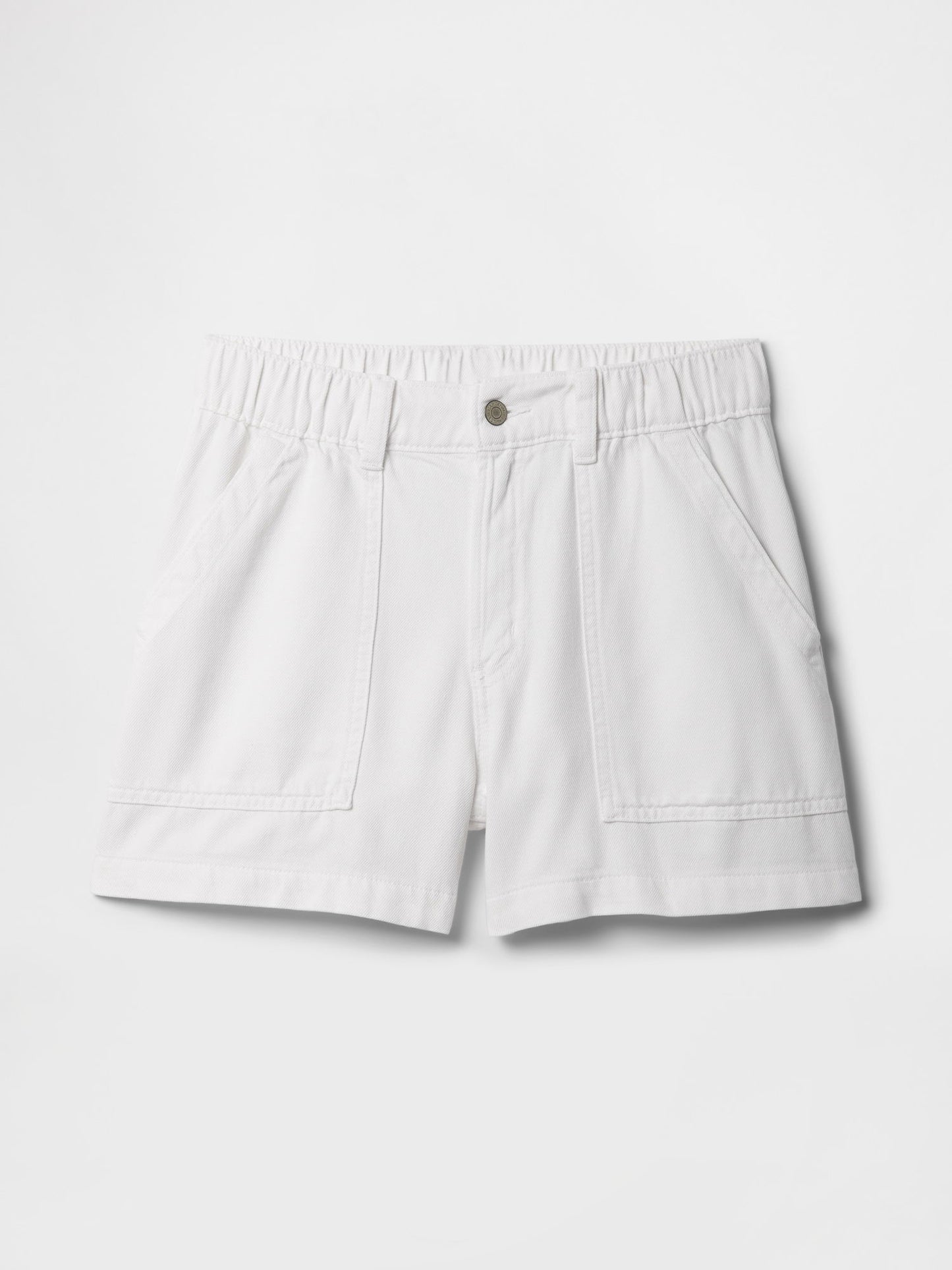 Beyaz Ultrasoft Easy Utility Denim Şort