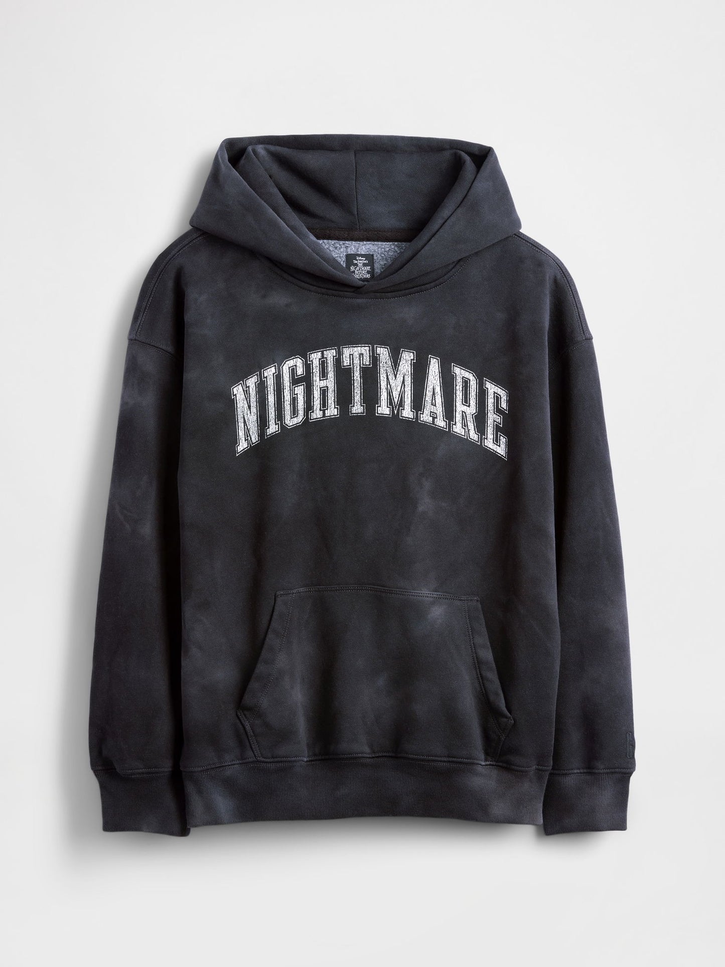 Siyah Gap × Disney Tim Burton’s The Nightmare Before Christmas Vintagesoft Grafik Sweatshirt