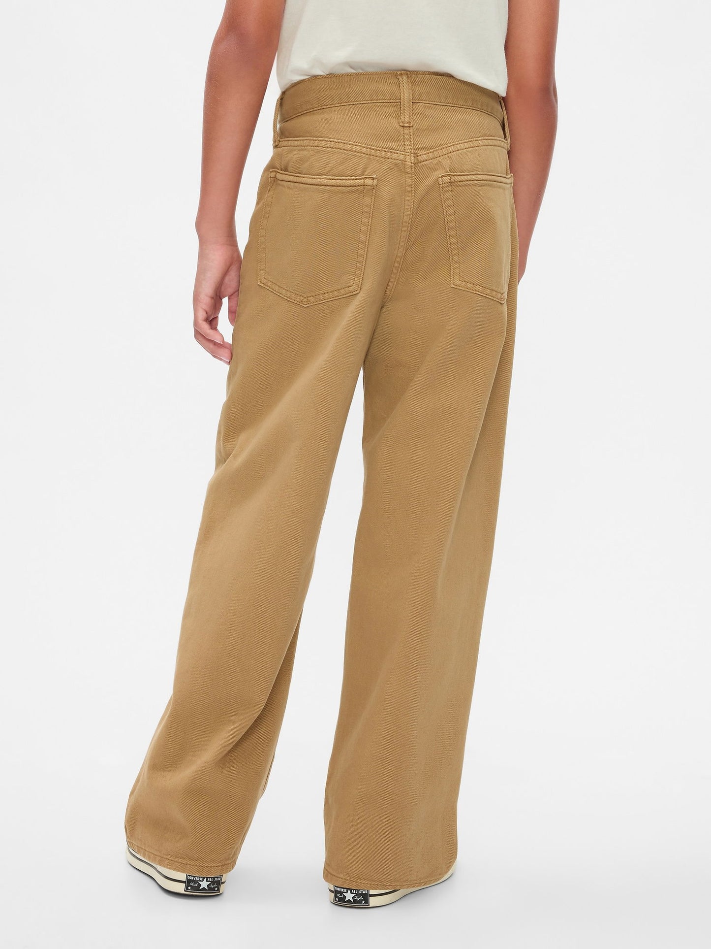Kahverengi Baggy Jean Pantolon