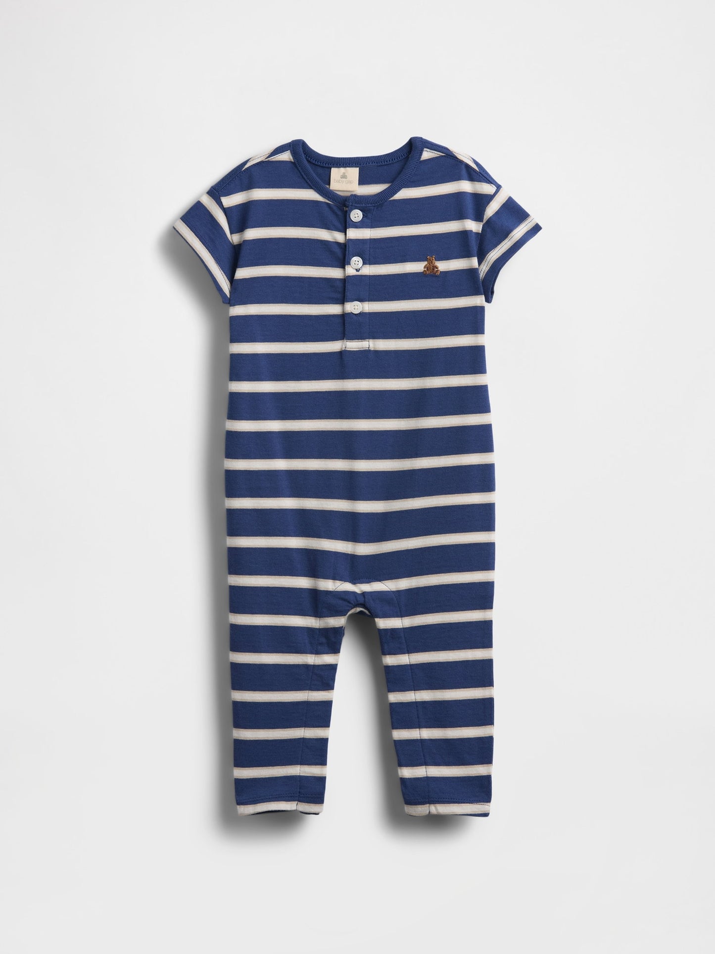 Koyu Mavi Brannan Bear Henley Bodysuit