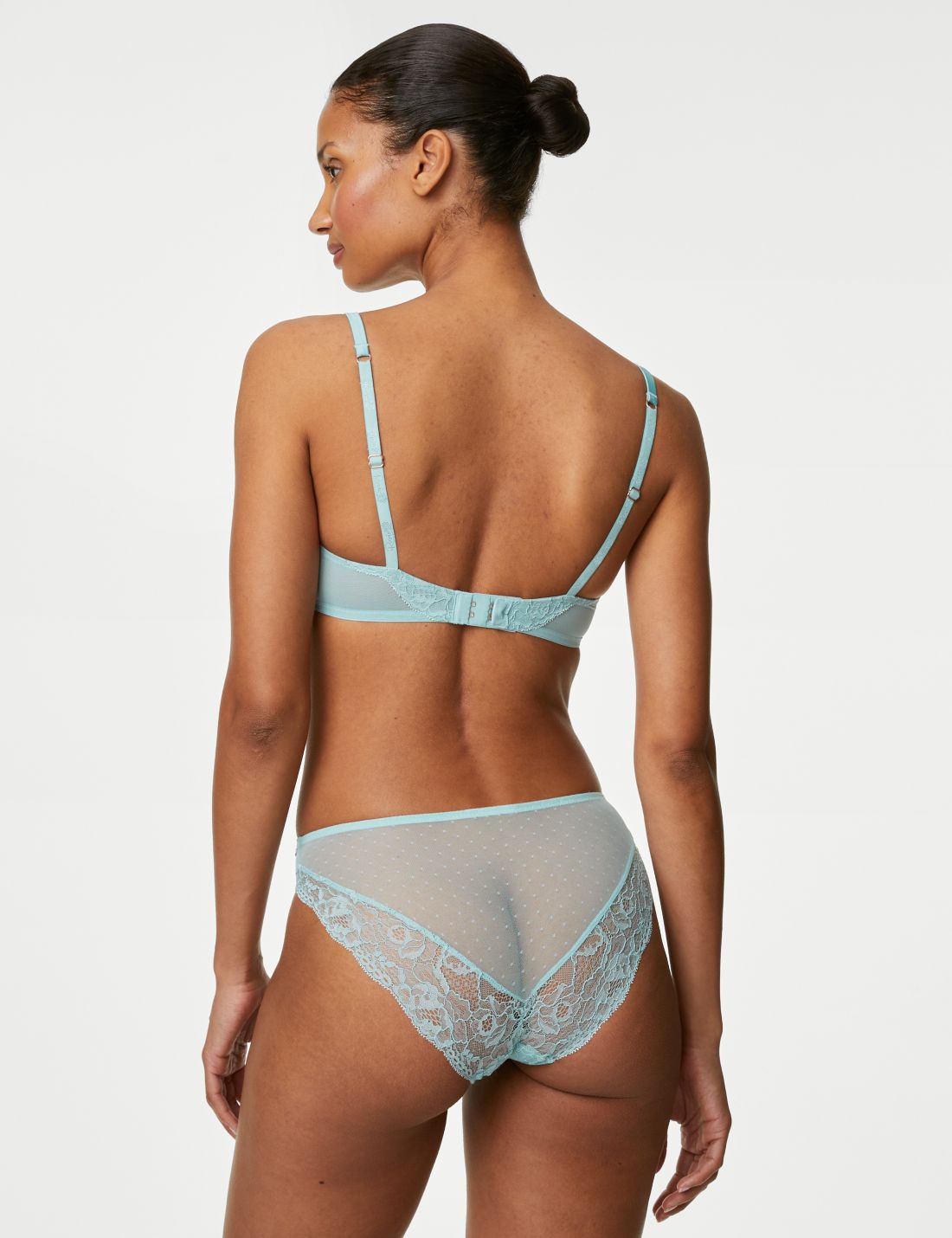 Aster Dantel Detaylı High Leg Külot