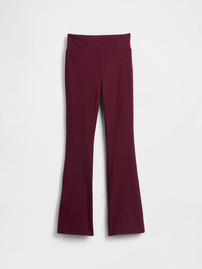 Bordo Flare Leggings Tayt