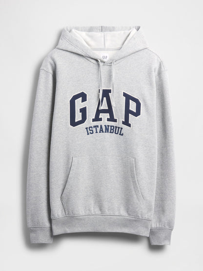 Gri Relaxed Gap Istanbul Logo Sweatshirt