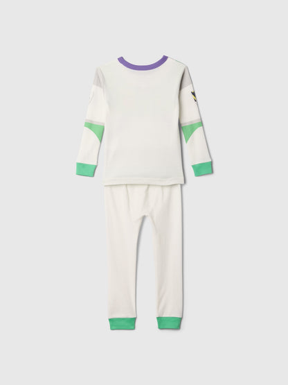 Yeşil %100 Organik Pamuk Toy Story Grafikli Pijama Takımı